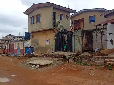 4 Bedroom Flat Up and Down with 2 Mini Flats — Ayanbode Street Off Ajayi Road, Ogba, Ikeja, Lagos