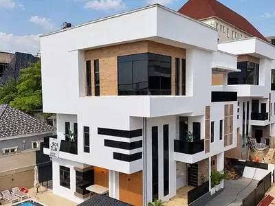 Brand New Luxury 5 Bedrooms Detached Duplex with Swimming Pool & Elevator — Asokoro District, Abuja
