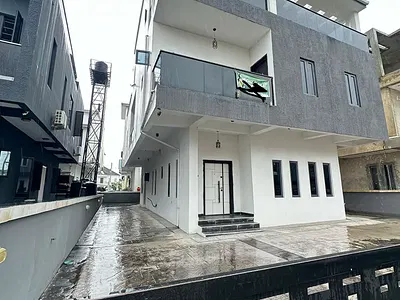5 Bedroom Detached Duplex with BQ, Rooftop & Office Room — Lekki, Lagos