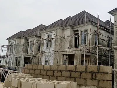 Offplan 5 Bedroom Fully Detached Duplex with BQ and Pool — General Paint, Ajah, Lagos