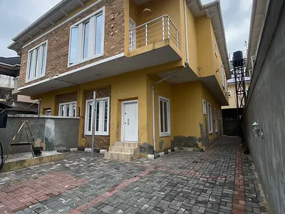 Lovely 4 Bedroom Semi Detached Duplex + BQ — Lekki, Lagos