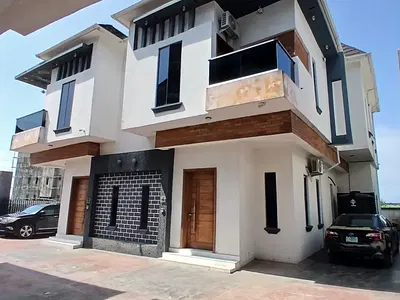 Luxury 4 Bedroom Semi Detached Duplex with BQ at Lekki — Chevron Alternative Route, Lekki, Lagos