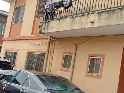 Block of 6 Flats on Corner Piece — Bayo Oyewole Street, Ago Palace, Isolo, Lagos
