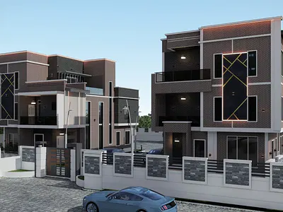 4 Units of 4 Bedroom Fully Detached Duplex — Eko Akete, Off Abijo GRA, Lekki, Lagos