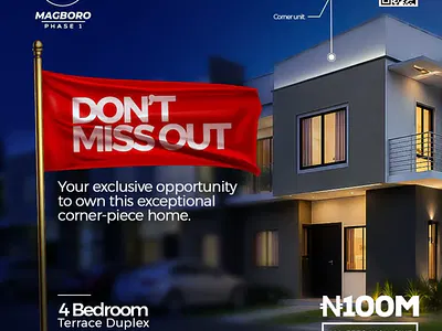 4 Bedroom Terrace Duplexes — Magboro, Ogun