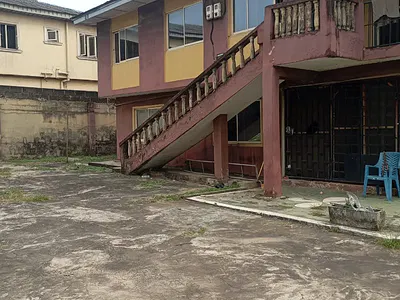 Building Set Back of 4 and 3 Bedroom Flat — Ogba, Ikeja, Lagos