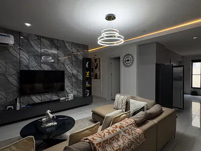 Furnished 3 Bedroom Apartment with Elevator & En-Suite Rooms — Lekki, Lagos