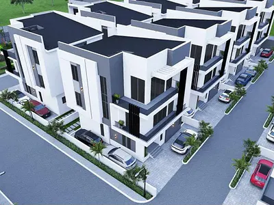 Beautiful Luxury 4 Bedroom Terraced Duplex — Creek Town, Oregun, Ikeja, Lagos