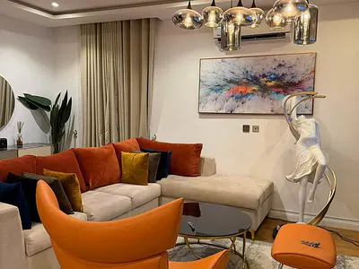 Luxury Fully Furnished 1 Bedroom Apartment in a Serene Environment. — Banana Road, Ikoyi, Lagos