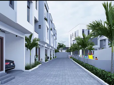 4 Bedroom Terrace Triplex + BQ — Atunrase Estate, Gbagada, Lagos