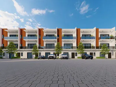 State of the 4 Bedroom Terraced Duplex with BQ — Omole Phase 2, Ikeja, Lagos