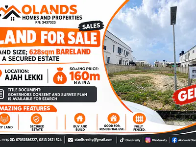 Bareland in a Secured Estate Land Available — Ajah, Lagos