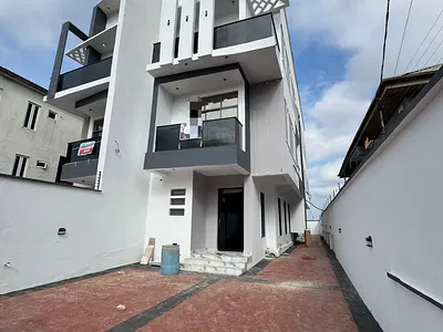 Smartly Built 5 Bedroom Semi Detached Duplex with BQ, and Pool — Ikeja, Lagos