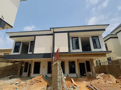 Stunningly Detailed 4 Beds Semi Detached Duplex with 1 Bedroom Base BQ — Omole Phase 1, Ikeja, Lagos