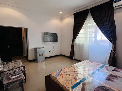 Premium Furnished Single Room with Kitchenette — Airport Road, Jabi, Abuja