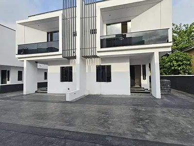 Brand New 4 Bedroom Semi-Detached Duplex with BQ — Adesanya, Lekki, Lagos