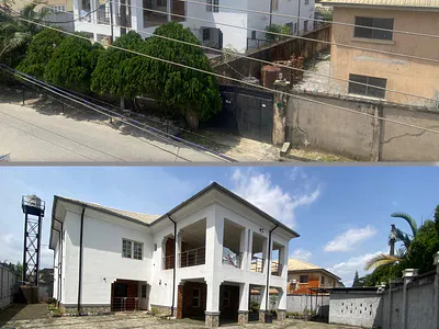 Massive 6 Bedroom House with 3 BQ — Amuwo Odofin, Lagos