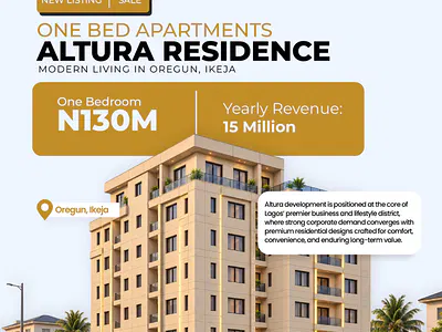 Affordable 1 Bedroom Apartment in High Demand Neighborhood — Oregun, Ikeja, Lagos