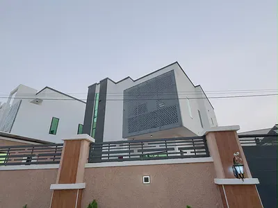 Sophisticated 4 Bedroom Detached House with Solar and BQ — Ojodu, Lagos