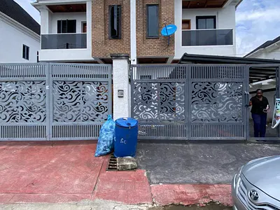Luxury 4 Bedrooms Semi-Detached Duplex with Self-Compound & CCTV — Oral Estate, Lekki, Lagos