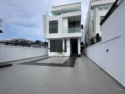 Contemporary 5 Bedroom Detached Duplex with Swimming Pool & BQ — Lekki Phase 1, Lekki, Lagos