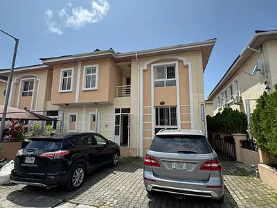 Four 4 Bed Semi Detached Duplex + Boys Quarter — Chevron Drive Lekki, Lekki, Lagos