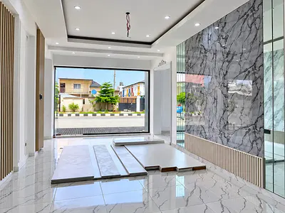 Ground Floor Shop Measuring 37 SQM — Off Marwa Bus Stop, Lekki Phase 1, Lekki, Lagos