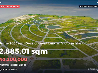 Prime 2885SQM Development Land — Victoria Island (VI), Lagos