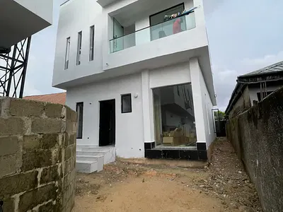 Contemporary 4 Bedroom Detached Duplex with BQ (Driveway Unit) — Ajah, Lagos