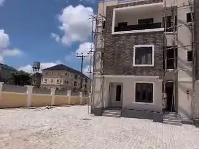 4 Bedroom Terraced Duplex with BQ — Behind Shepherd School Games Village Abuja, Games Village, Kaura, Abuja