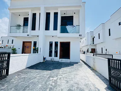 Brand New Spacious 4 Bedroom Semi Detached Duplex + BQ — Ikota, Lekki, Lagos