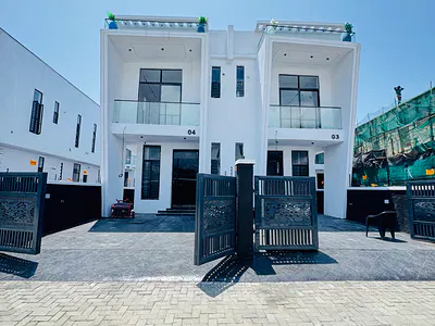 Brand New Spacious 4-Bedroom Semi Detached Duplex +BQ — Lekki, Lagos