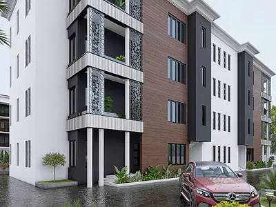 8 Flat of 4 Bedrooms Flat, All Ensuite — Off Bank Anthony Behind Etiebet House, Ikeja, Lagos