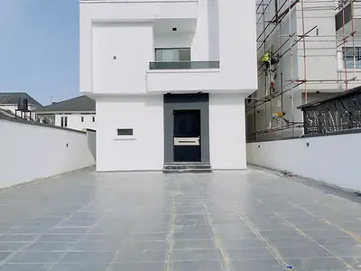 Luxury 6 Bedrooms Fully Detached House with BQ — Ikate Elegushi, Lekki, Lagos