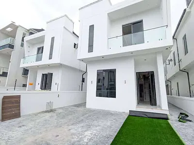 Standard 5 Bedroom Fully Detached Duplex with Pool and Cinema — Lekki Palmcity, Ajah, Lagos