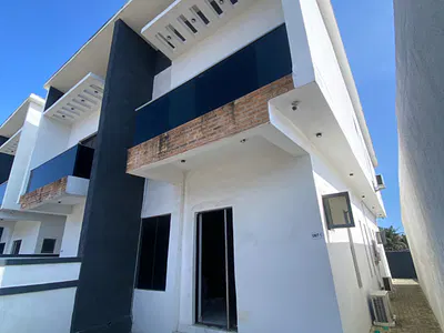 Brand New Furnished 4 Bedroom Semi-Detached Duplex with BQ — Abraham Adesanya Scheme 2, Ajah, Lagos