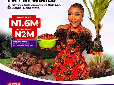 Oil Palm Tree Farm Land Investments — Asaba, Delta