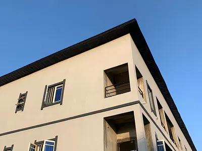Newly Built Spacious Room and Parlor Upstairs with 2 Toilets in Estate — Lekki, Lagos