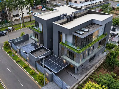 Luxurious 6 Bedroom Serviced Twin Duplexes, BQ, CCTV, Wine Bar, — Serene Neighborhood, Good Access Road, Zone 2, Wuse, Abuja