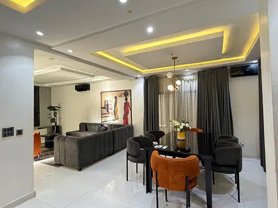 Furnished 4 Bedrooms Terrace Duplex with BQ — Ikate, Lekki, Lagos