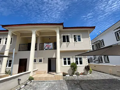 Spacious 4 Bedroom Modern Semi Detached Duplex with BQ — Ikota, Lekki, Lagos