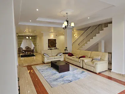 Furnished & Serviced 4 Bedroom Maisonette + Swimming Pool, Gym — Banana Island, Ikoyi, Lagos
