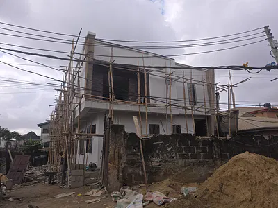 Brand New 4 Bedroom Semi Detached House with 1 Room BQ — Sholuyi Road, Gbagada, Lagos