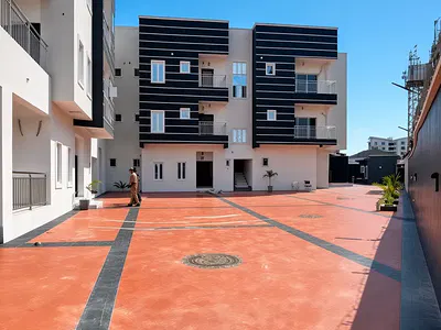 Newly Built 2 Bedroom Flat Upstairs and Downstairs — Lekki, Lagos