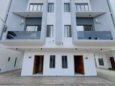 Newly Built 4 Bedroom Semi Detached Duplex with a Room BQ — Surulere, Lagos