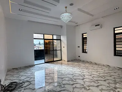 Newly Built 5 Bedroom Semi Detached Duplex with BQ, and Pool — Adeniyi Jones, Ikeja, Lagos