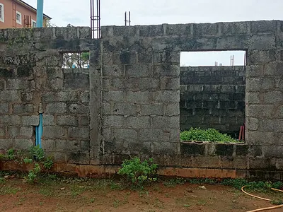 Uncompleted Terrace Building with Cofo — Life Camp, Abuja