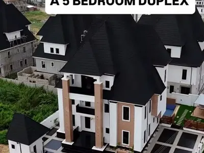 Iconic Morden Luxurious 5 Bedroom Mansion 8 Car Park, Pool Gym Secure — Dakwo District, by Sunnyvale Estate,, Garki, Abuja