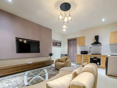 Luxuriously Furnished Mini Flat Apartment with Pool — Victoria Island (VI), Lagos