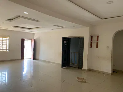 Investors Delight: Massive 3 Bedroom Flat, 1st Floor, Tarred Road — Dawaki Off News Engineering, in an Estate, Dawaki, Gwarinpa, Abuja